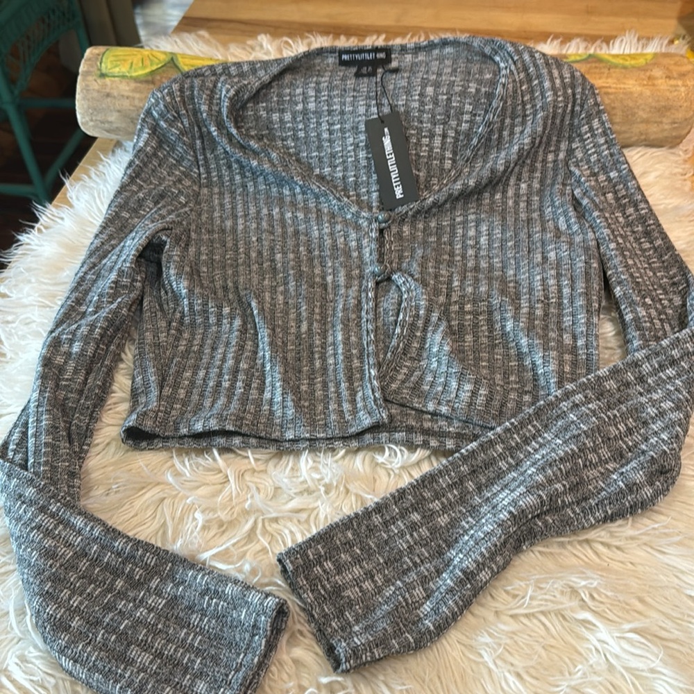 Prettylittlething  cropped cardigan